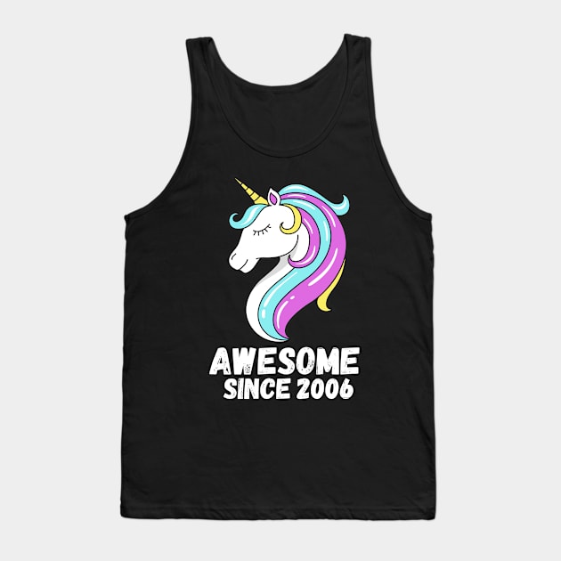 Awesome Since 2006, Unicorn 2006 Tank Top by ahmad211